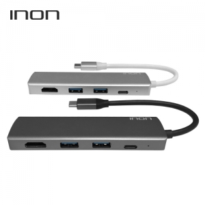 ̳ USB CŸ to 3.0 4Ʈ with HDMI  IN-UH110C