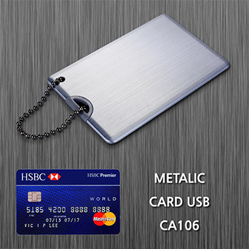 비빅스 CA106 메탈 카드형 USB메모리 (4GB-64GB)
