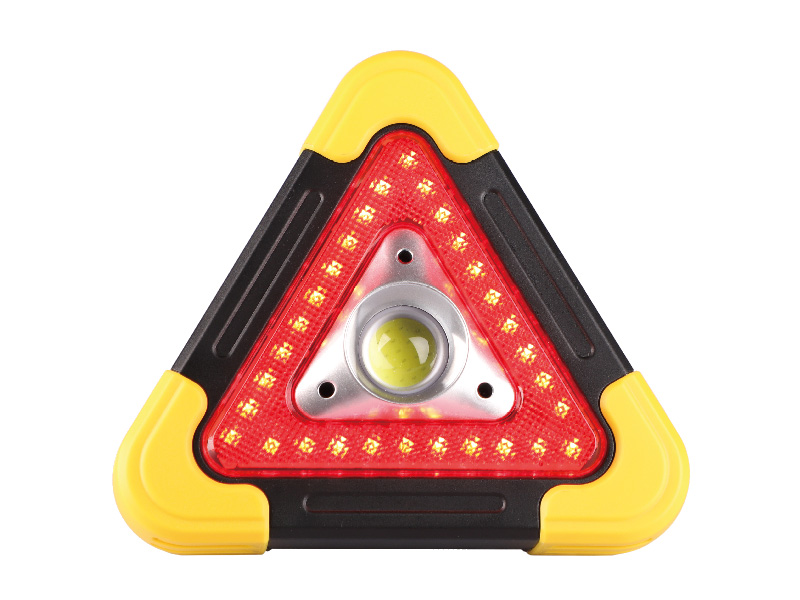 세이프 LED 안전삼각대 차량 경고 비상등 비상램프 (18x18x4cm)