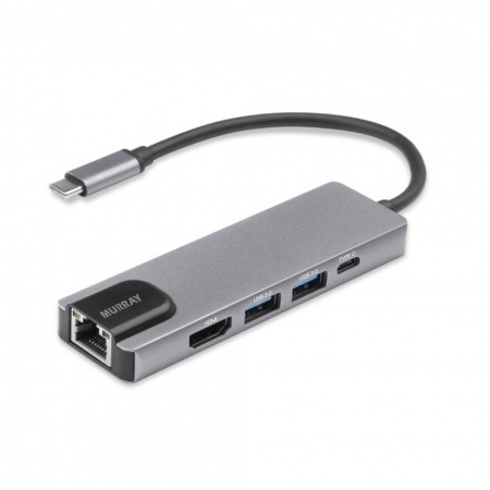 머레이 C-TYPE 멀티허브 젠더 LAN USB HDMI C-MULTI